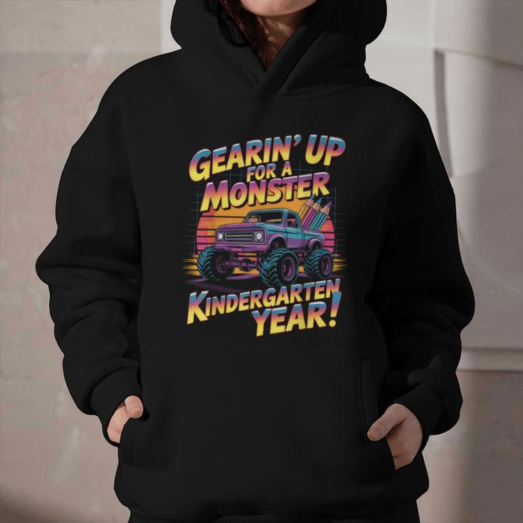 Back To School Kindergarten Monster Truck First Day Boys Graphic Youth Hoodie Back To School Kindergarten Monster Truck First Day Boys Graphic Youth Hoodie