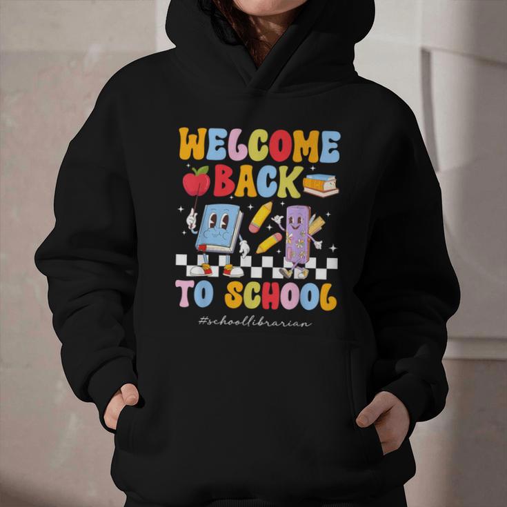 Back To School Librarian First Day Of School Librarian Graphic Youth Hoodie Back To School Librarian First Day Of School Librarian Graphic Youth Hoodie