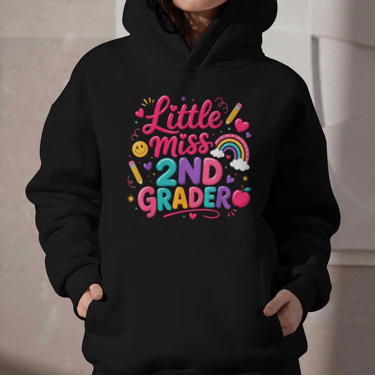 Back To School Little Miss 2nd Grader Rainbow Girl Graphic Youth Hoodie Back To School Little Miss 2nd Grader Rainbow Girl Graphic Youth Hoodie