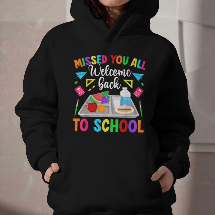 Back To School Lunch Lady First Day Of School Lunch Lady Graphic Youth Hoodie
