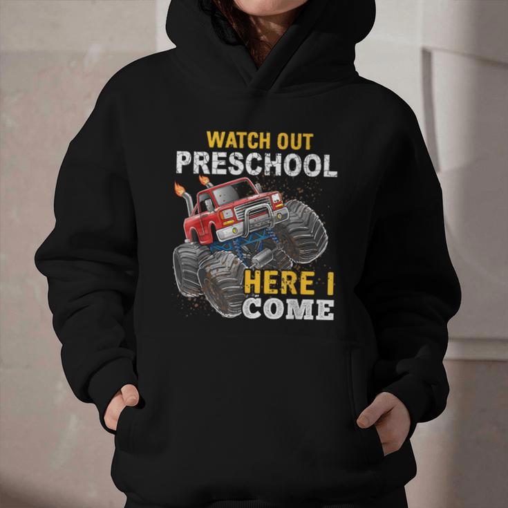 Back To School Preschool Here I Come For Boy Kids Truck Graphic Youth Hoodie Back To School Preschool Here I Come For Boy Kids Truck Graphic Youth Hoodie