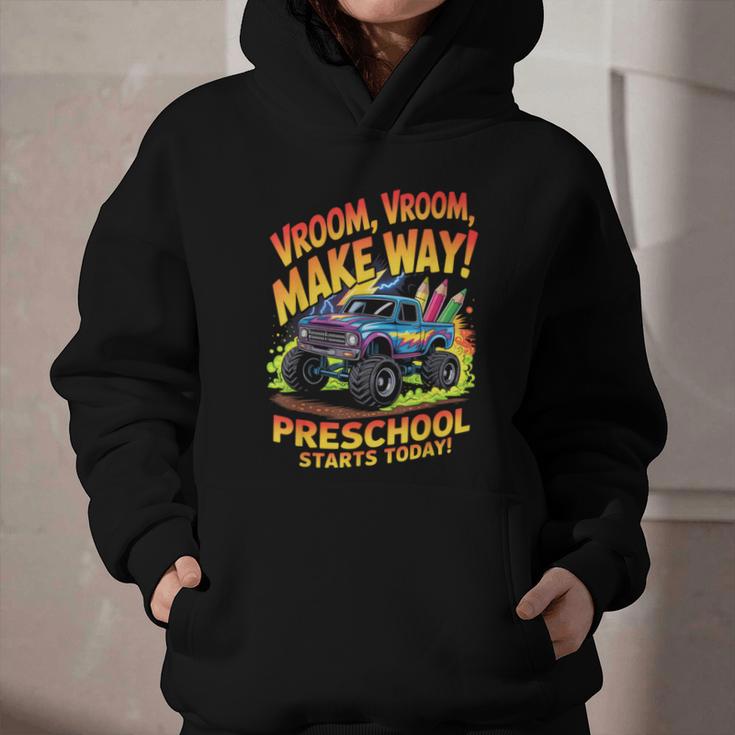 Back To School Preschool Pre-K Monster Truck First Day Boys Graphic Youth Hoodie