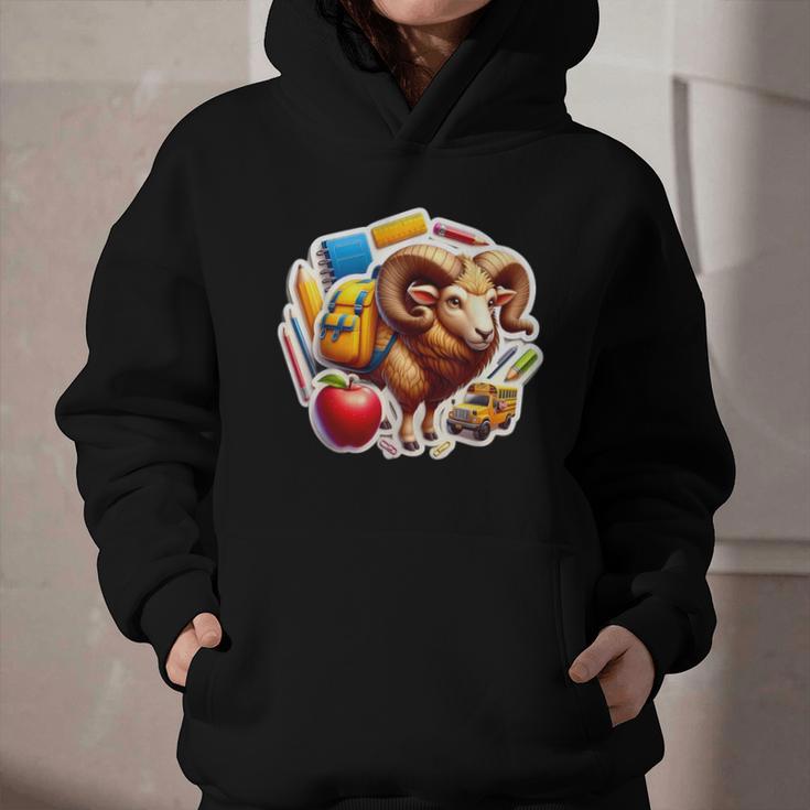Back To School Ram Boys Girls Student Kids Lover Farmer Cute Graphic Youth Hoodie Back To School Ram Boys Girls Student Kids Lover Farmer Cute Graphic Youth Hoodie