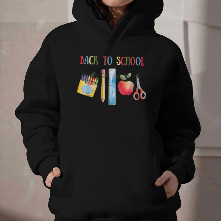Back To School Shirt Apple Crayons Pencil Ruler Cute Graphic Graphic Youth Hoodie Back To School Shirt Apple Crayons Pencil Ruler Cute Graphic Graphic Youth Hoodie