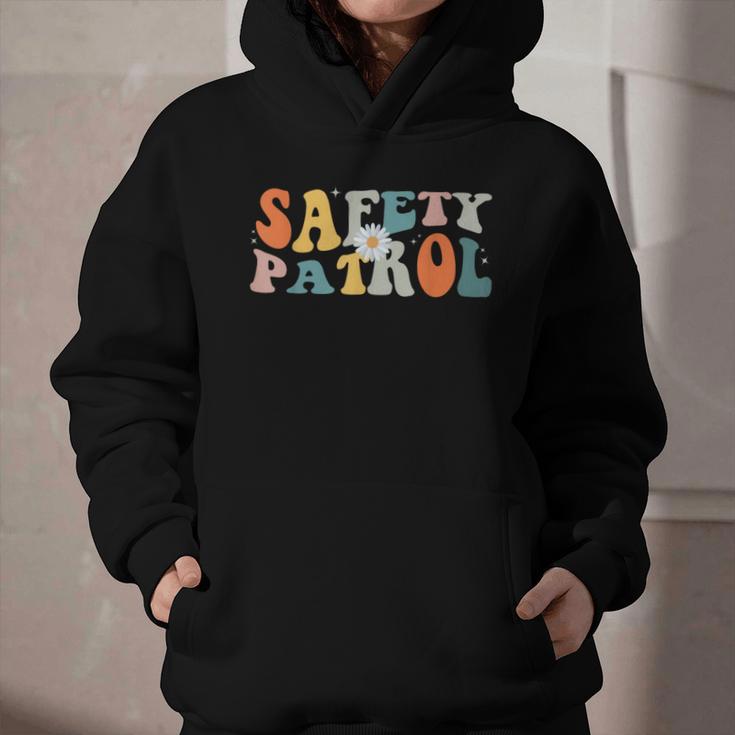 Back To School Student Safety Patrol Groovy Retro Graphic Youth Hoodie Back To School Student Safety Patrol Groovy Retro Graphic Youth Hoodie