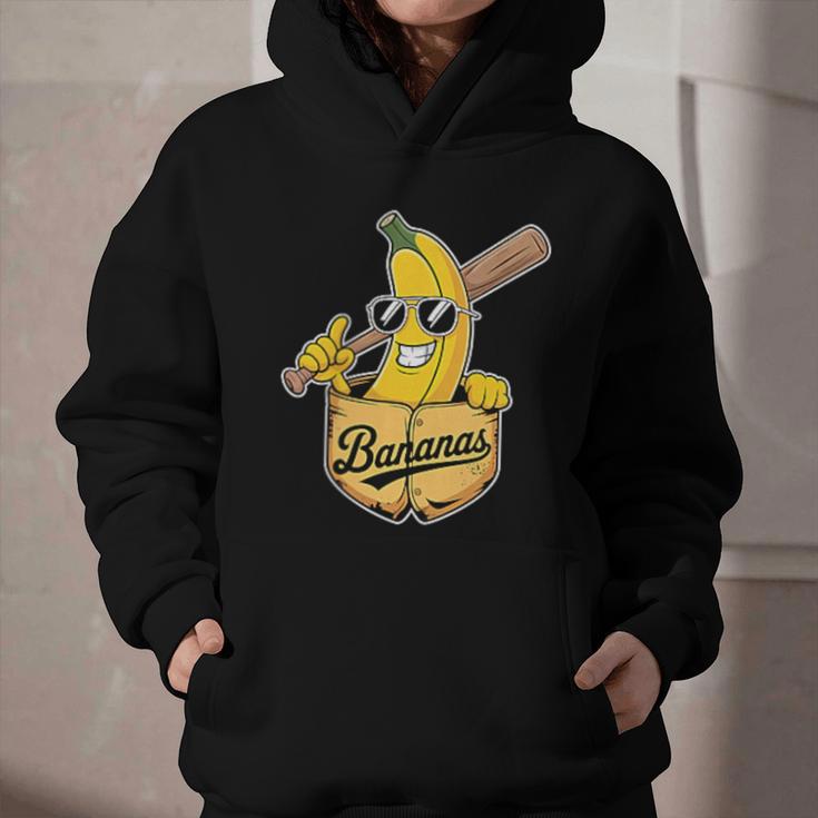 Banana Baseball Fruit Graphic Youth Hoodie
