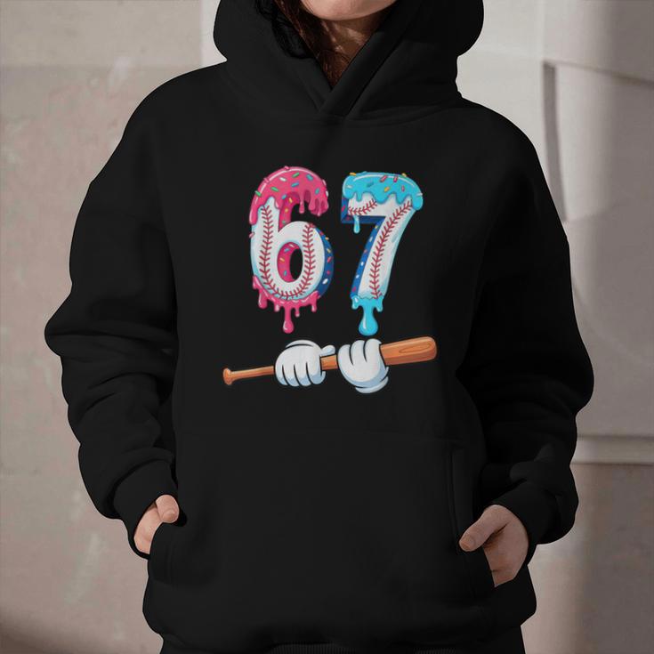 Baseball 67 Ice Cream Drip Six Seven Boys Graphic Youth Hoodie Baseball 67 Ice Cream Drip Six Seven Boys Graphic Youth Hoodie