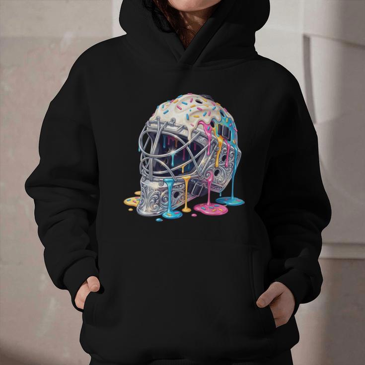 Baseball Catcher Mask Ice Cream Dripping Baseball Boys Graphic Youth Hoodie Baseball Catcher Mask Ice Cream Dripping Baseball Boys Graphic Youth Hoodie