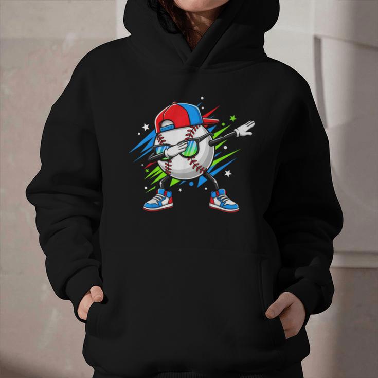 Baseball Dabbing Sports For Boys And Girls Game Day Graphic Youth Hoodie