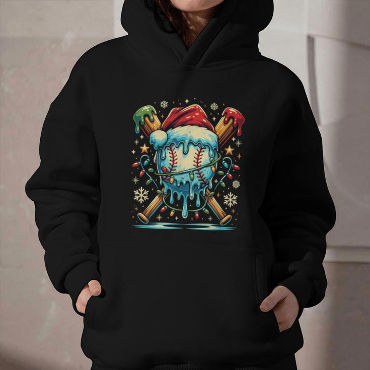Baseball Drip Boys Youth Santa Christmas Baseball Graphic Youth Hoodie Baseball Drip Boys Youth Santa Christmas Baseball Graphic Youth Hoodie