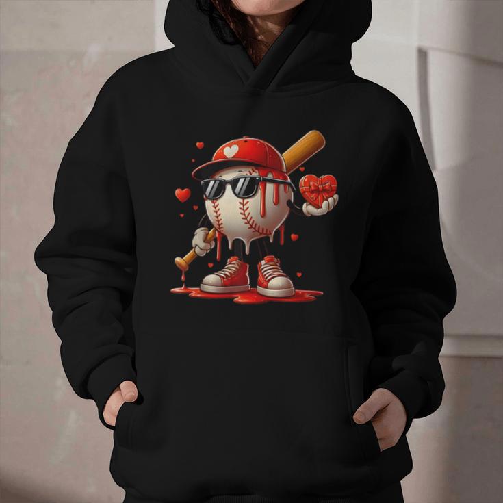 Baseball Drip Ice Cream Apparel Youth Boy Valentine Graphic Youth Hoodie