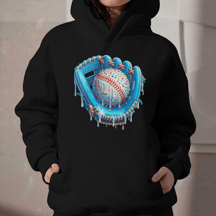 Baseball Drip Ice Cream Glove With Sprinkles Ball Boys Youth Graphic Youth Hoodie Baseball Drip Ice Cream Glove With Sprinkles Ball Boys Youth Graphic Youth Hoodie