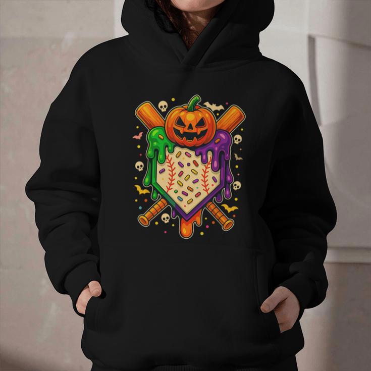 Baseball Drip Ice Cream Drip Halloween Baseball Lovers Graphic Youth Hoodie Baseball Drip Ice Cream Drip Halloween Baseball Lovers Graphic Youth Hoodie