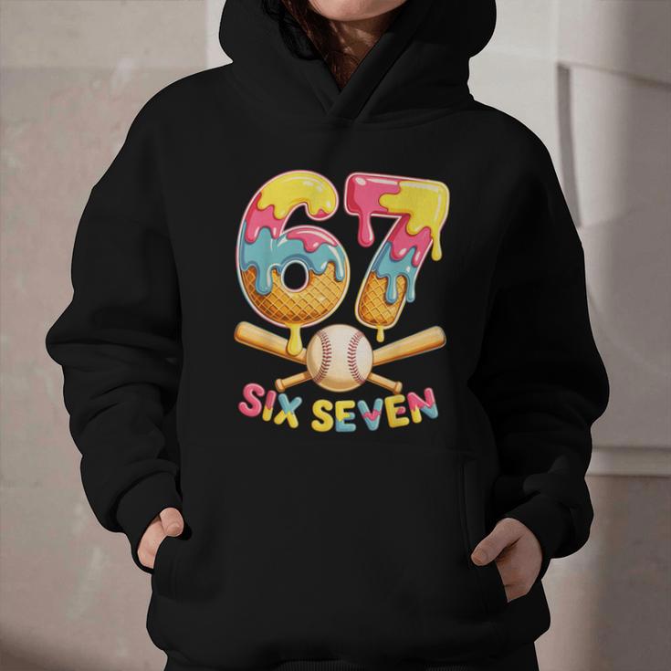 Baseball Drip Ice Cream Number 67 Player Lifestyle Graphic Youth Hoodie Baseball Drip Ice Cream Number 67 Player Lifestyle Graphic Youth Hoodie