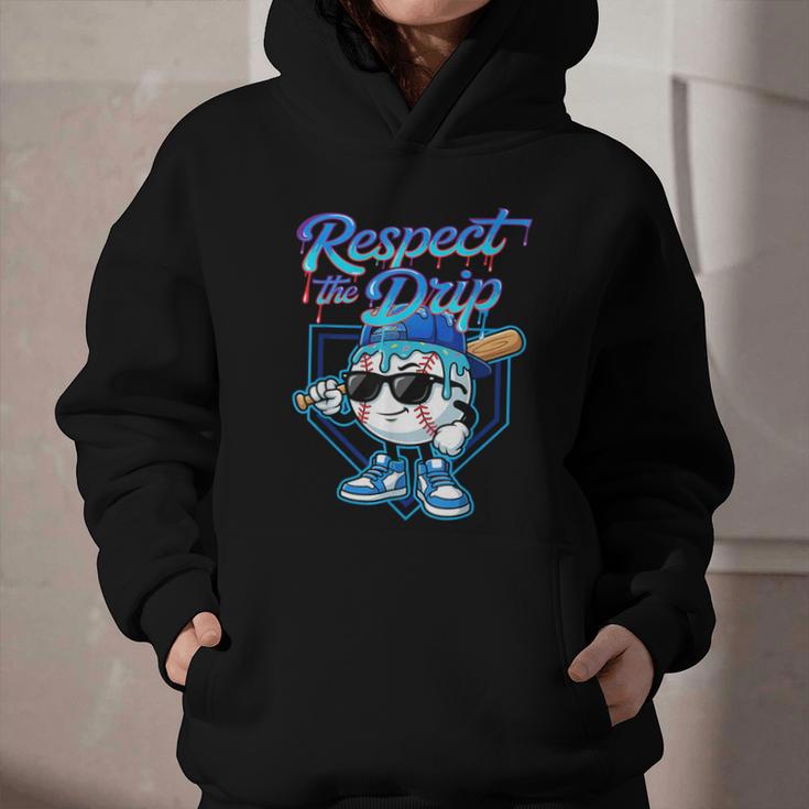 Baseball Drip Ice Cream Respect The Drip Home Plate Boy Kids Graphic Youth Hoodie Baseball Drip Ice Cream Respect The Drip Home Plate Boy Kids Graphic Youth Hoodie
