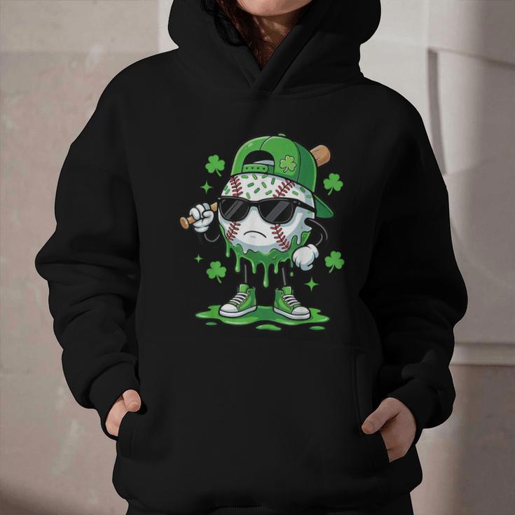 Baseball Drip Ice Cream Shamrock Kids Boy St Patrick’s Day Graphic Youth Hoodie Baseball Drip Ice Cream Shamrock Kids Boy St Patrick’s Day Graphic Youth Hoodie