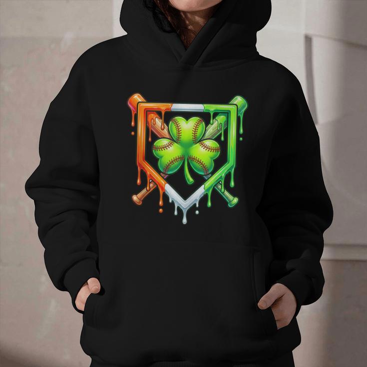 Baseball Drip Ice Cream St Patricks Day Shamrock Lucky Graphic Youth Hoodie Baseball Drip Ice Cream St Patricks Day Shamrock Lucky Graphic Youth Hoodie