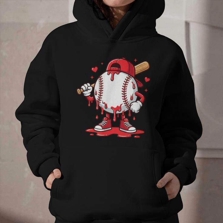 Baseball Drip Icecream Men Boy Valentine Graphic Youth Hoodie Baseball Drip Icecream Men Boy Valentine Graphic Youth Hoodie