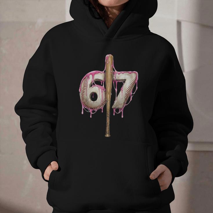 Baseball Drip Number 67 Sports Player Six Seven Meme Fan Graphic Youth Hoodie Baseball Drip Number 67 Sports Player Six Seven Meme Fan Graphic Youth Hoodie