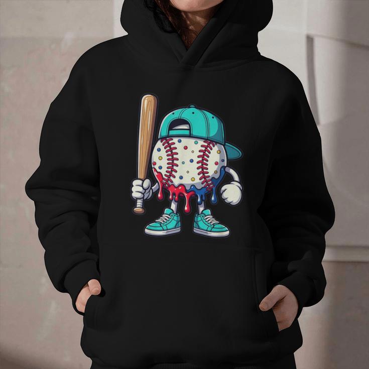 Baseball Drippy Style Apparel For Boys Youth Drip Baseball Graphic Youth Hoodie Baseball Drippy Style Apparel For Boys Youth Drip Baseball Graphic Youth Hoodie