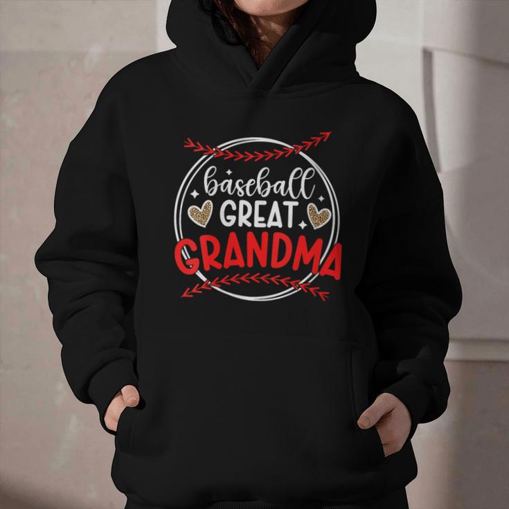 Baseball Great Grandma Of A Baseball Player Great Grandma Graphic Youth Hoodie