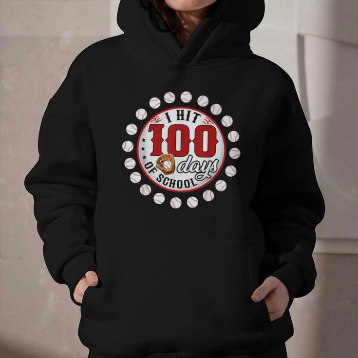 Baseball I Hit 100 Days Of School Baseball Player Kids Boys Graphic Youth Hoodie Baseball I Hit 100 Days Of School Baseball Player Kids Boys Graphic Youth Hoodie