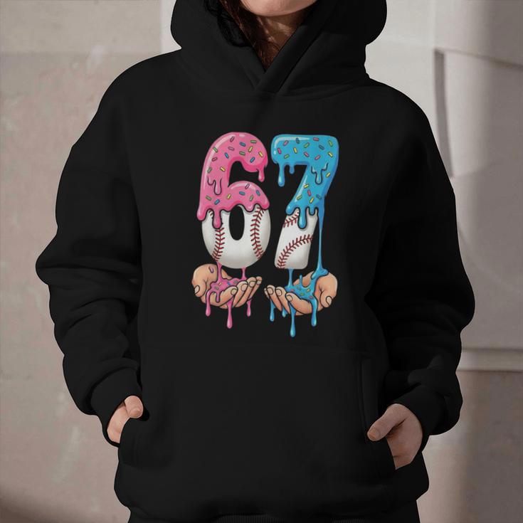 Baseball Ice Cream Drip 67 Hands Six Seven Boys Graphic Youth Hoodie Baseball Ice Cream Drip 67 Hands Six Seven Boys Graphic Youth Hoodie