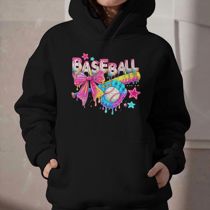 Baseball Ice Cream Drip Coquette Women Girls Mom Mama Graphic Youth Hoodie Baseball Ice Cream Drip Coquette Women Girls Mom Mama Graphic Youth Hoodie