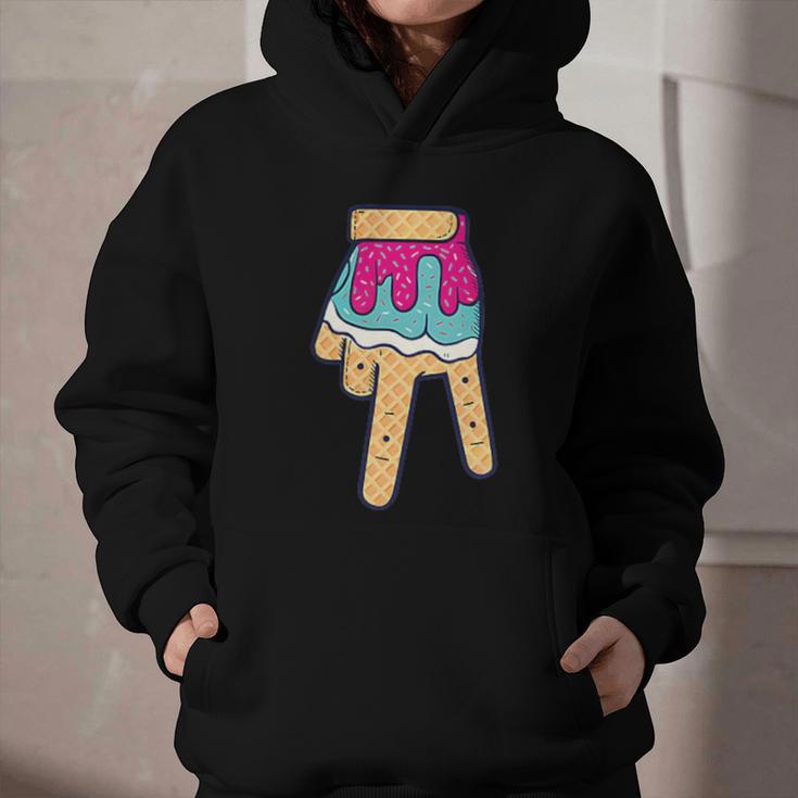 Baseball Ice Cream Drip Home Plate Glove Respect Drip 2 Side Graphic Youth Hoodie Baseball Ice Cream Drip Home Plate Glove Respect Drip 2 Side Graphic Youth Hoodie