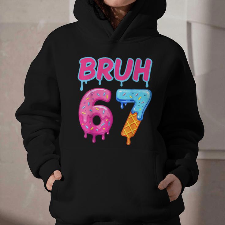 Baseball Ice Cream Drip Number 67 Player Or 67th Birthday Graphic Youth Hoodie Baseball Ice Cream Drip Number 67 Player Or 67th Birthday Graphic Youth Hoodie