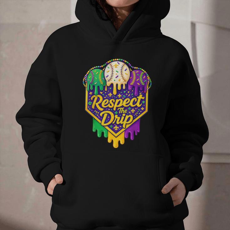 Baseball Ice Cream Respect The Drip Mardi Gras Carnival Boys Graphic Youth Hoodie Baseball Ice Cream Respect The Drip Mardi Gras Carnival Boys Graphic Youth Hoodie