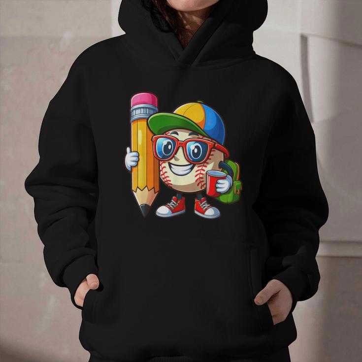 Baseball Lovers Pencil Back To School Kids Boys Girls Graphic Youth Hoodie Baseball Lovers Pencil Back To School Kids Boys Girls Graphic Youth Hoodie