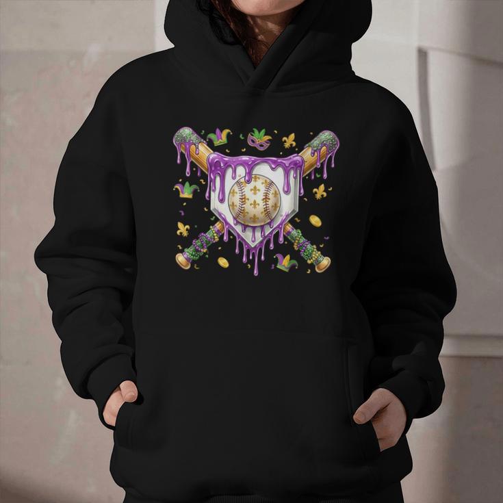 Baseball Mardi Gras Carnival Party Mask Ice Cream Drip Boys Graphic Youth Hoodie Baseball Mardi Gras Carnival Party Mask Ice Cream Drip Boys Graphic Youth Hoodie