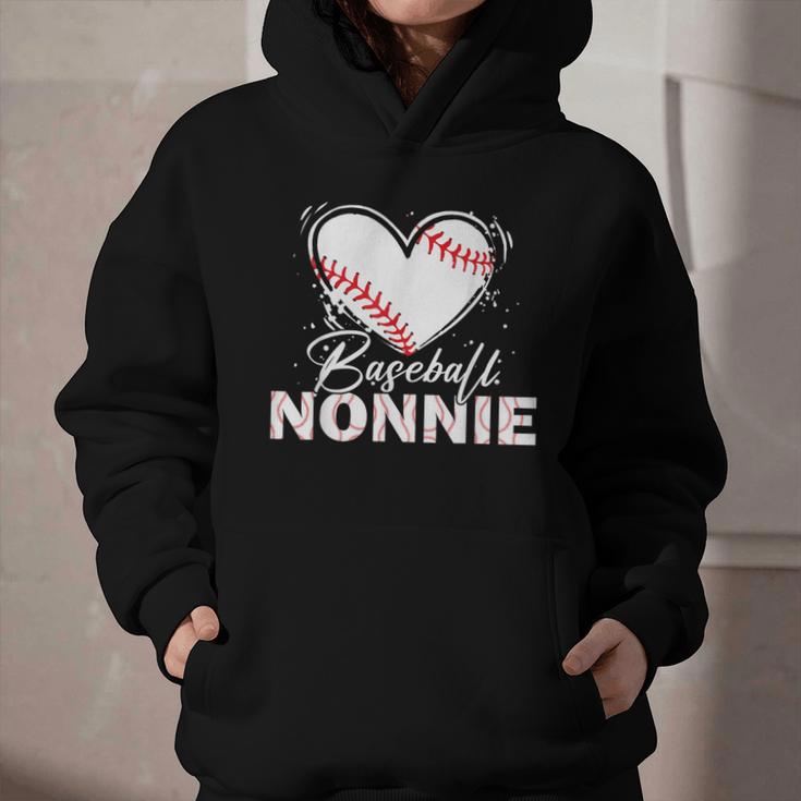 Baseball Nonnie Baseball Heart Graphic Youth Hoodie Baseball Nonnie Baseball Heart Graphic Youth Hoodie