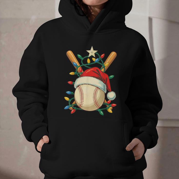 Baseball Santa Christmas Ball Baseball Lover Player Boys Graphic Youth Hoodie Baseball Santa Christmas Ball Baseball Lover Player Boys Graphic Youth Hoodie