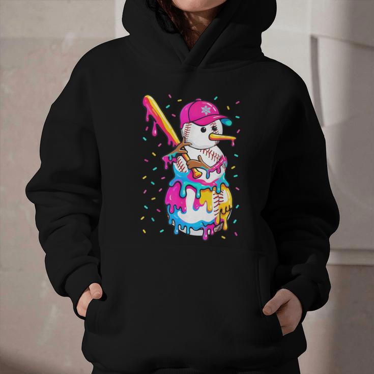 Baseball Snowman Drip Christmas Baseball Boys Men Kids Graphic Youth Hoodie Baseball Snowman Drip Christmas Baseball Boys Men Kids Graphic Youth Hoodie