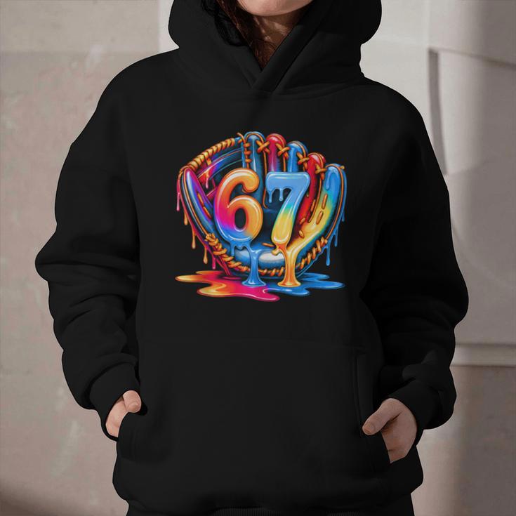 Baseball Stuff Six Seven 67 Ice Cream Drip 6 7 Baseball Kids Graphic Youth Hoodie Baseball Stuff Six Seven 67 Ice Cream Drip 6 7 Baseball Kids Graphic Youth Hoodie