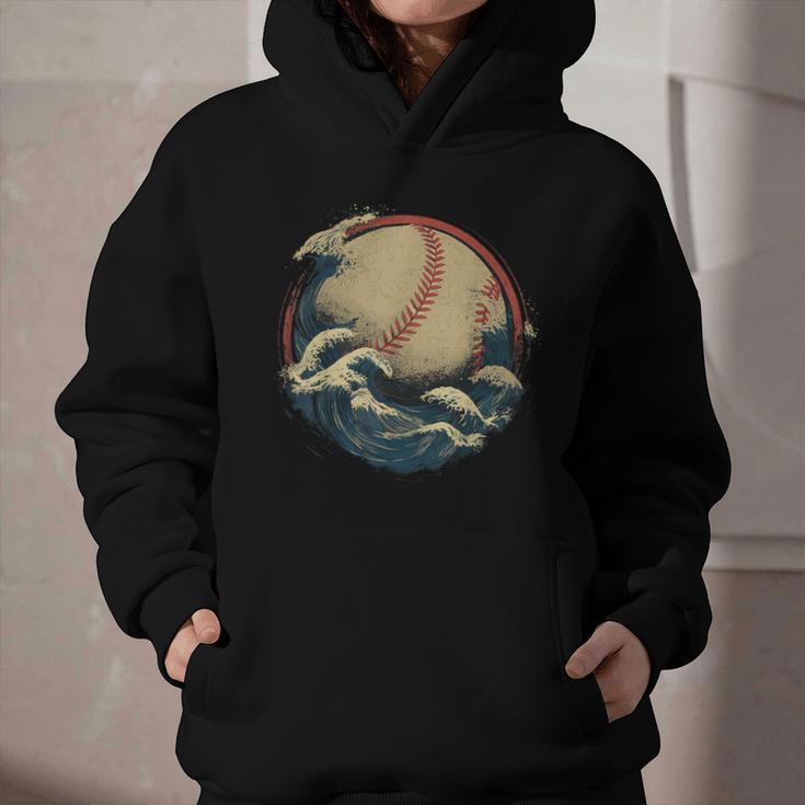 Baseball Waves Ocean Sports Baseball Fans Graphic Youth Hoodie Baseball Waves Ocean Sports Baseball Fans Graphic Youth Hoodie