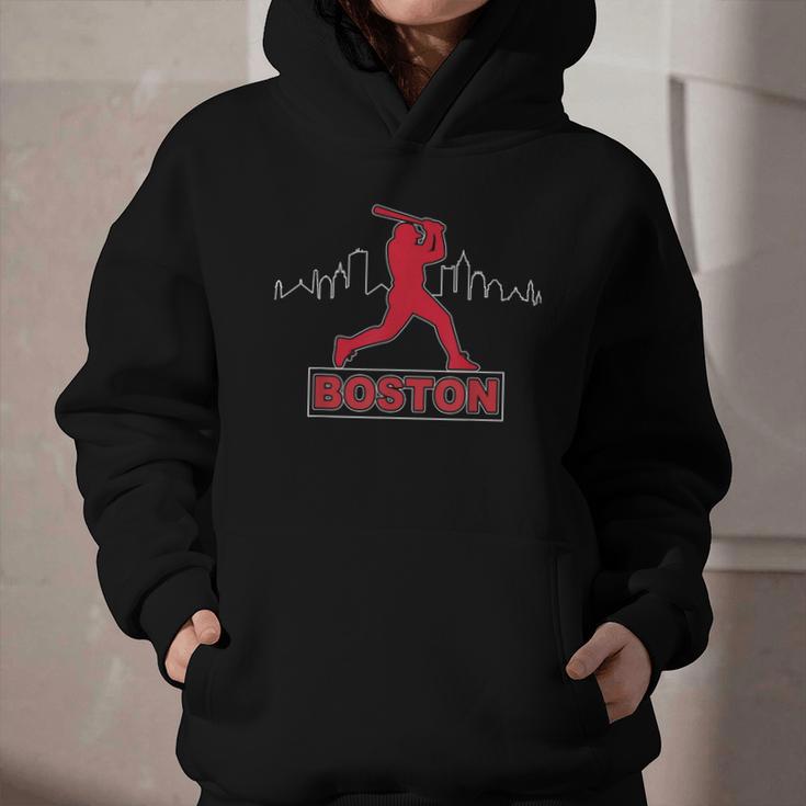 Boston Lovers Skyline Retro Baseball Heartbeat Men Women Graphic Youth Hoodie Boston Lovers Skyline Retro Baseball Heartbeat Men Women Graphic Youth Hoodie