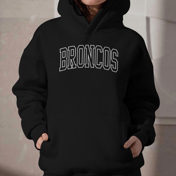 Broncos High School Spirit Fan Team Back To School Graphic Youth Hoodie Broncos High School Spirit Fan Team Back To School Graphic Youth Hoodie