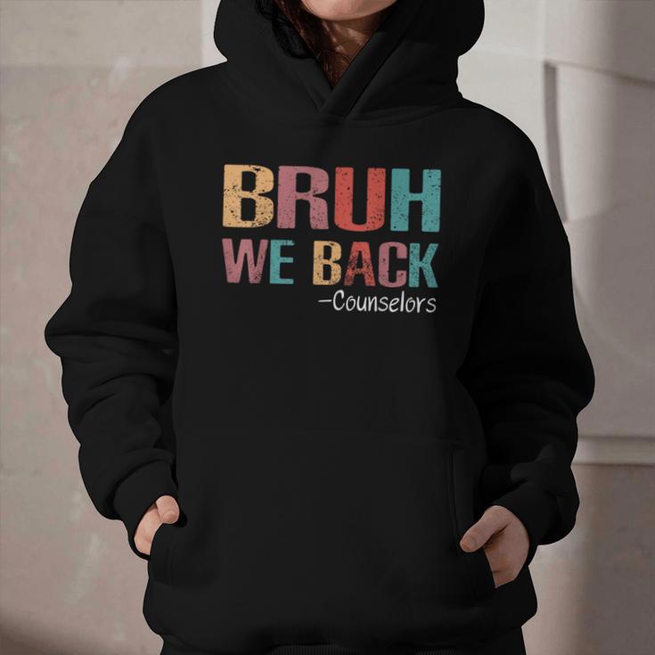 Bruh We Back To School Counselor Vintage Advisor Graphic Youth Hoodie Bruh We Back To School Counselor Vintage Advisor Graphic Youth Hoodie