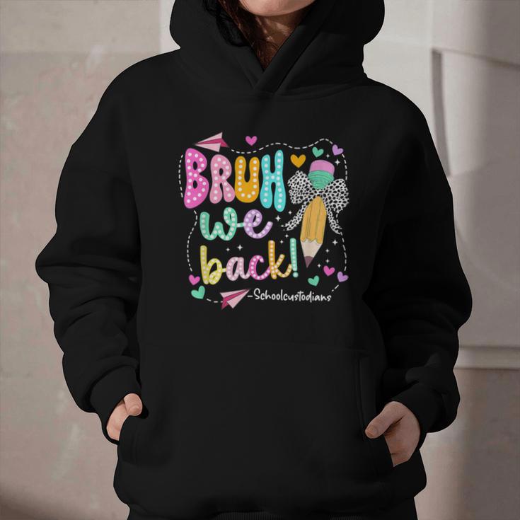 Bruh We Back School Custodians Pencil Back To School Graphic Youth Hoodie Bruh We Back School Custodians Pencil Back To School Graphic Youth Hoodie