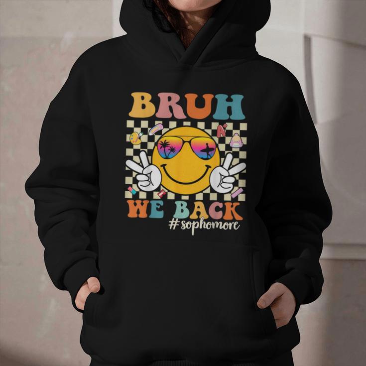 Bruh We Back Sophomore Retro Back To School Boys Girls Kids Graphic Youth Hoodie Bruh We Back Sophomore Retro Back To School Boys Girls Kids Graphic Youth Hoodie