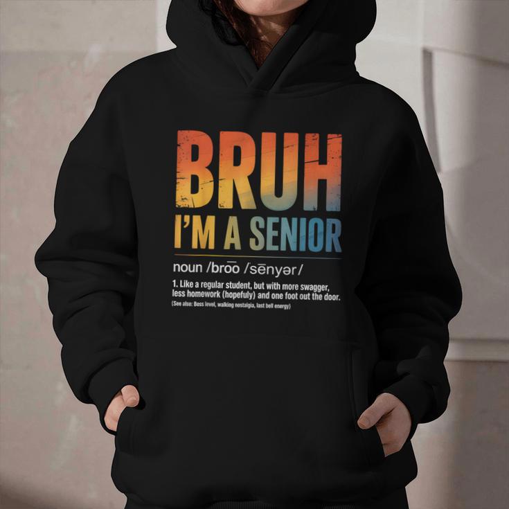 Bruh I'm A Senior Back To School Class Of 2026 Graduation Graphic Youth Hoodie