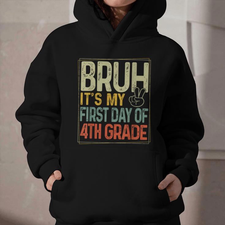 Bruh Its My First Day Of 4th Grade Back To School Boys Kids Graphic Youth Hoodie Bruh Its My First Day Of 4th Grade Back To School Boys Kids Graphic Youth Hoodie