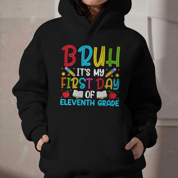 Bruh It's My First Day Of Junior Back To School Graphic Youth Hoodie Bruh It's My First Day Of Junior Back To School Graphic Youth Hoodie