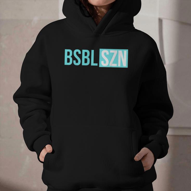 BSBL SZN Baseball Season Game Day Boys Girls Youth Graphic Youth Hoodie