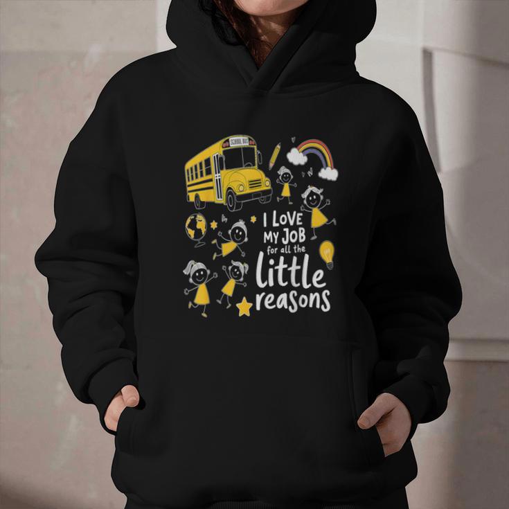 Bus Driver I Love My Job Little Reasons Back To School Graphic Youth Hoodie Bus Driver I Love My Job Little Reasons Back To School Graphic Youth Hoodie