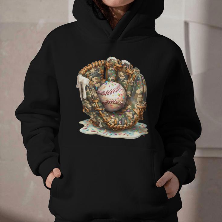 Camo Baseball Gloves Lifestyle 101 Apparel Drip Ice Cream Graphic Youth Hoodie Camo Baseball Gloves Lifestyle 101 Apparel Drip Ice Cream Graphic Youth Hoodie