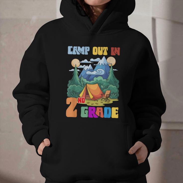 Camp Out In 2nd Grade Back To School For Camping Lover Graphic Youth Hoodie Camp Out In 2nd Grade Back To School For Camping Lover Graphic Youth Hoodie